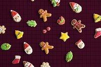 Gingerbread Christmas Decorated Cookies