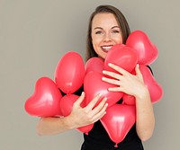 Studio Shoot Portrait Woman Valentine