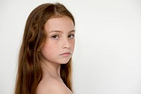 Little Girl Confidence Self Esteem Studio Portrait