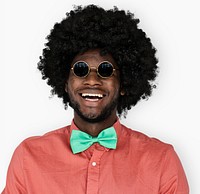 African Descent Man Sunglasses Happy