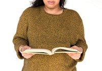Woman Reading Hands Holding Book Leisure