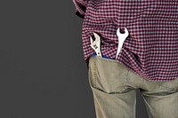 Male Mechanic Engineer Tools Pocket