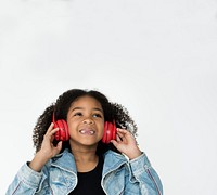 Kid Studio Shoot Listening Music Connection