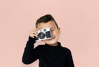 Little Boy Camera Photography Smiling