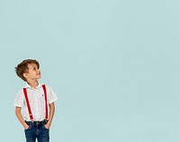 Adorable Schoolboy Portrait Studio Shoot