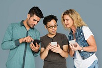 Adults Using Smart Phone Sharing