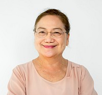 Portrait of a senior Asian woman