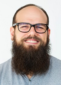 Adult Man Smiling Portrait Concept