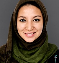 Woman standing and posing for photoshoot close up