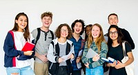 Diverse group of teenagers shoot 