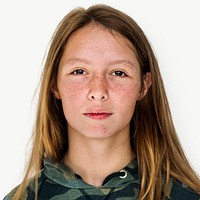 Portrait of an Australian girl