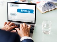 Corporate Marketing Strategy Partnership Concept