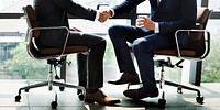 Businessmen Handshake Office Concept