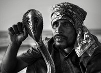Snake charmer in Sri Lanka