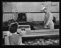 When the customer wants to have a cut of meat specially prepared, points must be given for the full cut as it is listed on the point table before it is boned, trimmed or ground. For example, a boned rolled leg of lamb must be weighed and the points calculated before the bone is taken out. Sourced from the Library of Congress.