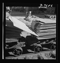 Production. Copper (refining). Pouring copper ingots at a large refining operation. Large amounts of copper are produced for the war effort at the El Paso, Texas plant of Phelps-Dodge Refining Company. Sourced from the Library of Congress.