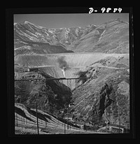 Utah Copper: Bingham Mine. A section of the open-pit mining operations of Utah Copper Company at Bingham Canyon, Utah. Sourced from the Library of Congress.