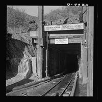 Production. Tungsten. Entrance to the Boriana tungstan mine near Kingman, Arizona. The Boriana mine and plant at this point are producing large amounts of tungsten, for which there are many vital uses in the war effort. Boriana Mine, Arizona. Sourced from the Library of Congress.