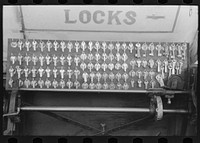 Keys of itinerant locksmith, Saint Johns, Arizona by Russell Lee