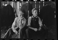 Boys at 4-H club fair, Cimarron, Kansas by Russell Lee
