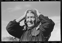 [Untitled photo, possibly related to: Old Spanish-American woman, Taos County, New Mexico] by Russell Lee