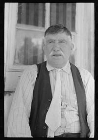 [Untitled photo, possibly related to: Bartender, Mora, New Mexico] by Russell Lee