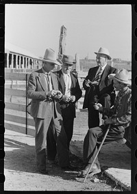 [Untitled photo, possibly related to: West Texas cattlemen, San Angelo, Texas] by Russell Lee
