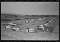 [Untitled photo, possibly related to: Isolation unit at the Agua Fria Migratory Labor Camp, Arizona. These units are designed for isolation of persons with contagious diseases of temporary nature] by Russell Lee