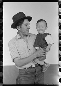 [Untitled photo, possibly related to: Spanish-American farmer who is also justice of the peace and teacher in local grade school, Chamisal, New Mexico] by Russell Lee