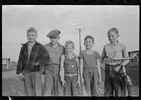 Visalia, California. Children of Mineral King Cooperative Farm by Russell Lee