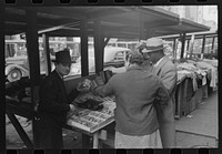 Shop on Maxwell Street, Chicago, Illinois by Russell Lee