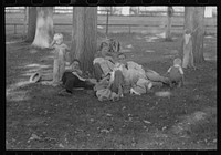 Picnic, Fourth of July, Vale, Oregon by Russell Lee