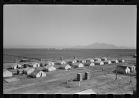 FSA (Farm Security Administration) farmworkers camp, Friendly Corners, Arizona by Russell Lee