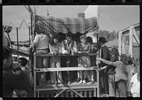 El Centro (vicinity), California. On the midway at the Imperial County Fair by Russell Lee