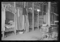 [Untitled photo, possibly related to: Living quarters for migratory agricultural workers during strawberry season at Picket's Landing, Virginia]. Sourced from the Library of Congress.