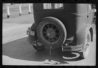 Florida migrant's car at the Norfolk-Cape Charles ferry. Sourced from the Library of Congress.