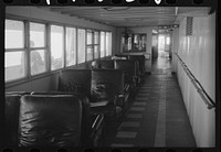 On board the "Princess Anne" super-deluxe luxury liner ferry plying between Little Creek, Virginia (Norfolk) and Cape Charles, Virginia. Sourced from the Library of Congress.