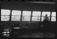 [Untitled photo, possibly related to: On board the "Princess Anne" super-deluxe luxury liner ferry plying between Little Creek, Virginia (Norfolk) and Cape Charles, Virginia]. Sourced from the Library of Congress.