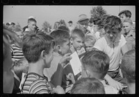 One of the winners of soapbox auto race during July 4th celebration at Salisbury, Maryland. Sourced from the Library of Congress.