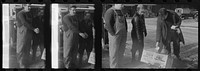 [Untitled photo, possibly related to: Farmer at the Governor Dyer market keeping warm around a fire, Providence, Rhode Island]. Sourced from the Library of Congress.