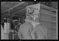 Souvenirs for sale at a new novelty goods store just outside Camp Stewart, near Hinesville, Georgia. Sourced from the Library of Congress.