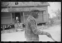 This seventy-nine year old woman plans to go to Tennessee to live with one of her children there. Eight of her children have left their home in Heard County. Southern section of Heard County, Georgia. Sourced from the Library of Congress.