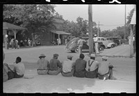 [Untitled photo, possibly related to: Saturday afternoon in White Plains, Greene County, Georgia]. Sourced from the Library of Congress.