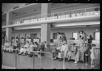 [Untitled photo, possibly related to: In the main waiting room at the municipal airport in Washington, D.C.]. Sourced from the Library of Congress.