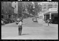 Traffic cop in Brattleboro, Vermont. Sourced from the Library of Congress.