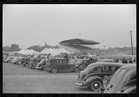 [Untitled photo, possibly related to: Spectators at the Champlain Valley Exposition, Essex Junction, Vermont]. Sourced from the Library of Congress.