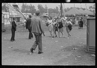 [Untitled photo, possibly related to: At a small American Legion carnival near Bellows Falls, Vermont]. Sourced from the Library of Congress.