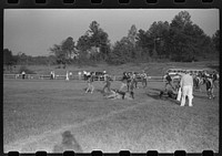 [Untitled photo, possibly related to: Greensboro, Greene County, Georgia. Football game]. Sourced from the Library of Congress.