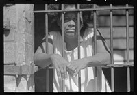 Charlotte Amalie, St. Thomas Island, Virgin Islands. An inmate of the insane asylum at the hospital. Sourced from the Library of Congress.