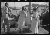 [Untitled photo, possibly related to: At Tortolla wharf in St. Thomas Harbor, Virgin Islands]. Sourced from the Library of Congress.